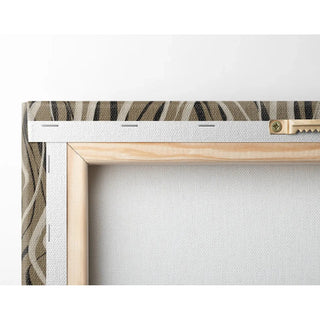Affiche Boheemse Golven Beige en Zwart - Hedendaags Ontwerp