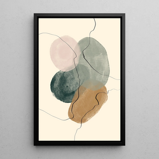 Affiche Boheemse - Ethereïsche Silhouet