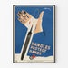 Vintage safety poster 'Handles Protect Hands'