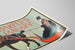 Vintage poster Harper's januari met paard en slee — weergave van het kunstwerk