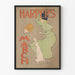 Vintage poster Harper's March door Edward Penfield