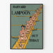 Vintage poster van Harvard Lampoon roeiploeg