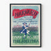 Vintage Harvard poster - Jaarlijkse bijeenkomst van Harvardclubs in Philadelphia
