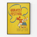 Vintage Harvest Festival Poster 1936
