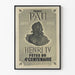 Decoratieve poster Henri IV Feesten van de 4e eeuwfeest Pau 1553-1953