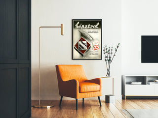 Vintage poster Hépatrol Leverextract uit kalfslever voor bloedarmoede en leverinsufficiënties