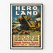 Vintage poster Hero Land - Historisch oorlogsspektakel