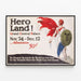 Vintage held Land - Retro wanddecoratie Artem Legrand Poster — ingelijst kunstwerk aan de muur