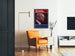 Vintage poster van leider met inspirerende slogan