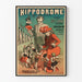 Vintage poster Hippodroom Pont de l'Alma - Tentoonstelling van de Acht Tiroler Dwergen