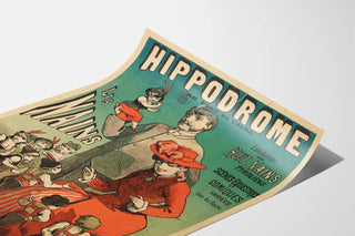 Vintage poster Hippodroom De Dwergen Tentoonstelling Tyrolers