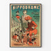 Vintage poster Hippodroom De Dwergen Tentoonstelling Tyrolers