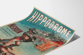 Vintage poster Hippodroom bij de Pont de l'Alma - Nero gladiator