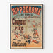 Vintage poster Hippodroom van Parijs - Hardlopen met hindernissen