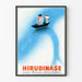Vintage poster Hirudinase voor een goede bloedcirculatie