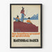 Poster Nationale Parken - Zijn Jachtgebied van Gisteren