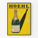Vintage poster van Sekt Hoehl Extra Trocken