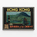 Vintage poster Hong Kong La Riviera de l'Orient — ingelijst kunstwerk aan de muur