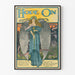 Vintage poster Hope On met engel en licht