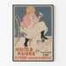 Vintage poster Russische olie H. Piron Brussel wanddecoratie