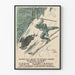 Vintage poster Dzien Narciarski – Skiwedstrijd in Zakopane 1910