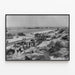 American bridgehead in formation - Normandy landings — framed artwork on a wall