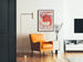 Vintage poster Ik ben niets anders dan een grote waspop - Artistieke muurdecoratie
