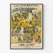 Vintage poster van spirituele voorstelling Lane en Ney