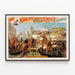 Vintage poster van historisch Venetië Olympia — ingelijst kunstwerk aan de muur