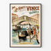 Vintage poster van de Rialtobrug in Venetië door Imre Kiralfy
