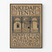 Vintage poster In Kedar's Tenten door Henry Seton Merriman