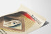 Vintage spoorweerveiligheidsposter Blackout met oog en boodschap in het Engels