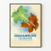 Vintage Poster Indhaméline Lejeune Seizoensbladeren