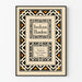 Poster wanddecoratie Indian Borders door American Type Founders
