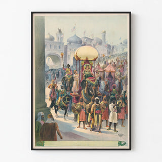 indian-parade-with-queen-riding-elephant