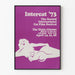 Vintage poster Intercat '73 Internationaal Filmfestival over Katten