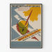 Vintage poster tentoonstelling aquarel Art Institute of Chicago