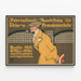 Vintage Poster Internationale Tentoonstelling van Reizen Berlijn 1911 — ingelijst kunstwerk aan de muur