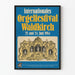 Vintage Poster Internationaal Orgelfestival Waldkirch 1984