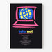Decoratieve poster Internet Today and Tomorrow 1994 voor muurdecoratie