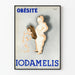Vintage poster Obesitas Iodamelis door René Le Texier