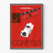 Vintage poster Iodamelis Circulatie oude auto