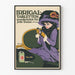 Vintage reclameposter voor Irrigal-tabletten