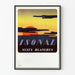Vintage poster Isonal Nuits Blanches zonsondergang