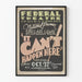 Vintage theaterposter 'It Can't Happen Here' Sinclair Lewis