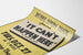 Poster Theater 'It Can't Happen Here' - Vintage Muurdecoratie