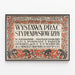 Vintage poster van de kunsttentoonstelling Izba in Krakau — ingelijst kunstwerk aan de muur