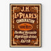 Vintage Poster J.H. La Pearl's Combinatie van Zeker Succes voor Wanddecoratie