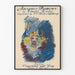 Jacques Damour poster in vintage stijl door Émile Zola