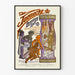 Vintage poster Jaenecke drukinkt en lithografiekleuren